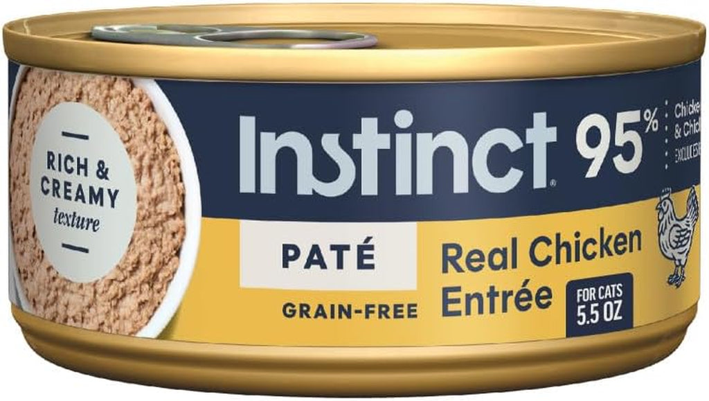 Original Grain Free Real Chicken Recipe Natural Wet Canned Cat Food, 5.5 Ounce (Pack of 12)